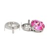 Sew-on settings for Swarovski Crystals 14 mm Rivoli Swarovski Crystal Antique Brass