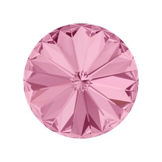 14 mm Rivoli Swarovski und Efsa Kristall 22 Light Rose