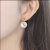 Swarovski Crystal Earrings, Elegant Rhinestone Earrings,14mm Crystal Earrings, Round Stones Leverback Earrings made with Swarovski Crystal