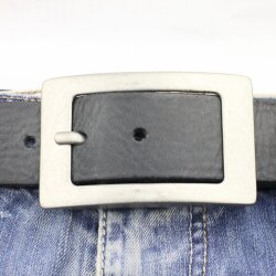 Rustic Silver Belt buckle square