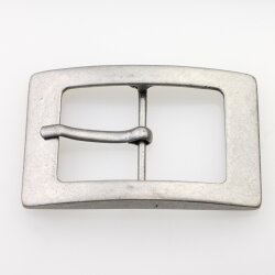 Rustic Silver Belt buckle square