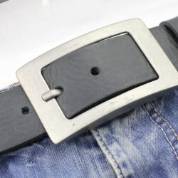 Rustic Silver Belt buckle square