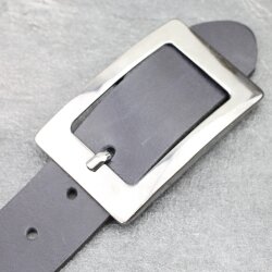 Gunmetal Belt buckle square