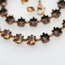 Ketten Fassung für 6 mm Princess Square Swarovski...
