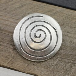 Antique Silver Spiral Pendant