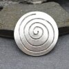 Antique Silver Spiral Pendant