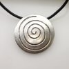 Antique Silver Spiral Pendant