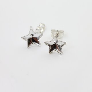 925 Sterling Silber Ohrstecker Fassung fr Sterne Swarovski Kristalle 10 mm - 1 Paar