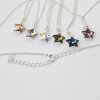 Sterling Silver Star Pendant Necklace with crystals from Swarovski, Sparkly Star