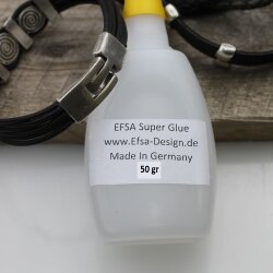 Jewellery Making Glue, Super Glue for Wood Glass Ceramic Leather Plastic Instant Adhesive, jewelry glue, Glue for leather Bracelet 50g