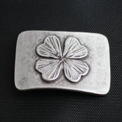 Belt Buckle Lucky Clover