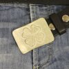 Belt Buckle Lucky Clover