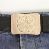 Belt Buckle Lucky Clover