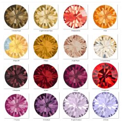 8 mm CHATONS Maxima Preciosa Crystal - 10 pcs.