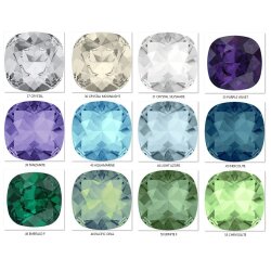 10 mm Cushion Square Swarovski Kristall