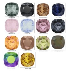 10 mm Square Swarovski Crystal 4470 Fancy Stone Rhinestones