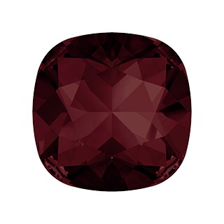 10 mm Cushion Square Swarovski Kristall 12 Burgundy