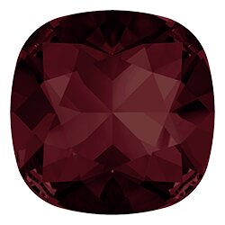 10 mm Cushion Square Swarovski Kristall 12 Burgundy