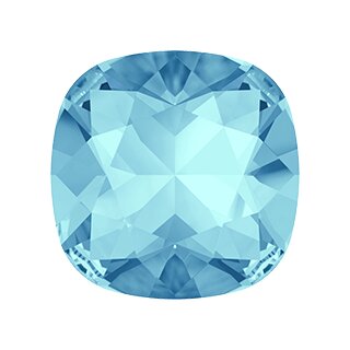 10 mm Cushion Square Swarovski Crystal 43 Aquamarine