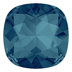 10 mm Cushion Square Swarovski Crystal 45 Indicolite