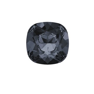 Ohrringe Swarovski Kristall Gold Cushion Square groß 12 mm glitzer ohrringe ohrhänger 126 Crystal Silver Night