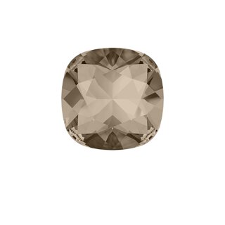 Ohrringe Swarovski Kristall Gold Cushion Square groß 12 mm glitzer ohrringe ohrhänger 207 Greige