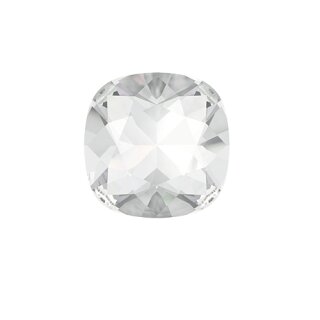 Swarovski Crystal Earrings, Elegant Earrings, 12 mm Cushion Square Swarovski Crystal 4470 31 Crystal Moonlight