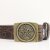Antique Brass Star Belt Buckle for 30 mm belt