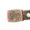 Antique Copper Star Belt Buckle for 30 mm belt