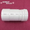 White double sided satin ribbon, RECYCLED eco friendly trim for weddings, Christmas, anniversary gifts - 25 m