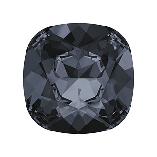 12 mm Cushion Square Swarovski Crystal 4470 126 Crystal Silver Night