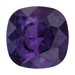 12 mm Cushion Square Swarovski Crystal 4470 33 Purple Velvet