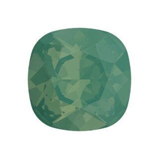 12 mm Cushion Square Swarovski Kristall 4470 393 Palace Green Opal