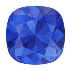12 mm Cushion Square Swarovski Crystal 4470 40 Sapphire