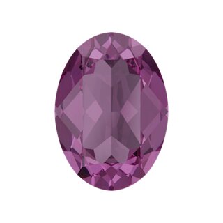 18x13 mm Oval Swarovski Kristall 18U Amethyst ohne Folie