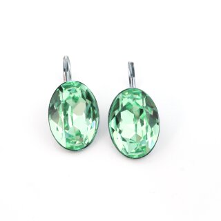 Swarovski Crystal Earrings, Elegant Earrings, 18mm Oval