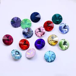8 mm Rivoli Swarovski Kristall - 10 Stk.