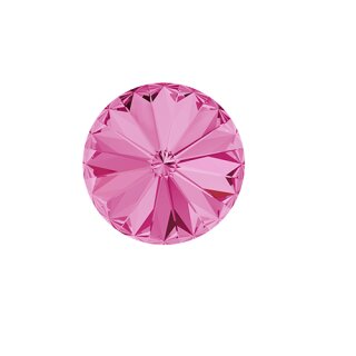 Halskette mit Anhänger 14 mm Rivoli Swarovski Kristall  Swarovski Schmuck 23 Rose