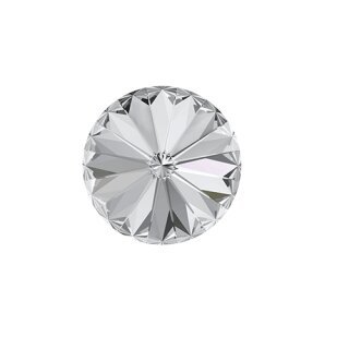 Halskette mit Anhänger 14 mm Rivoli Swarovski Kristall  Swarovski Schmuck 27 Crystal