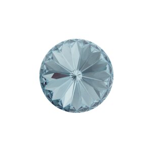 Halskette mit Anhänger 14 mm Rivoli Swarovski Kristall  Swarovski Schmuck 43 Aquamarine