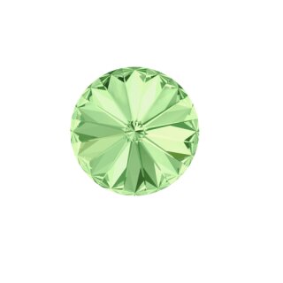 Halskette mit Anhänger 14 mm Rivoli Swarovski Kristall  Swarovski Schmuck 55 Chrysolite