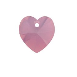 Silver Night Glam Herz Ohrringe mit 10 mm Swarovski...