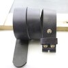 Ledergürtel Denim Blau Wechselgürtel 4 cm, Rindsleder Echt Ledergürtel