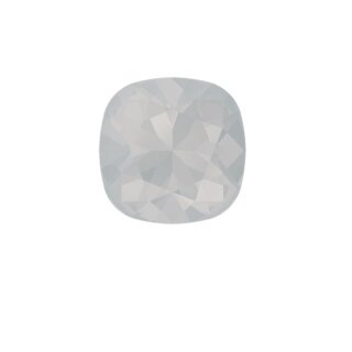 Swarovski Crystal Earrings, Elegant Earrings, 12 mm Cushion Square Swarovski Crystal 4470 26 White Opal