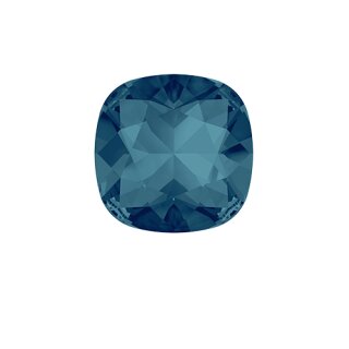Swarovski Crystal Earrings, Elegant Earrings, 12 mm Cushion Square Swarovski Crystal 4470 45 Indicolite