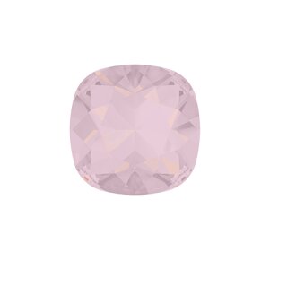 Silber Ohrringe  mit Swarovski Kristall Cushion Square groß 12 mm glitzer ohrringe 74 Rose Water Opal