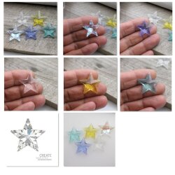 28 mm Star Stern Pendant Swarovski Kristall