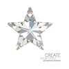 28 mm Star Stern Pendant Swarovski Kristall