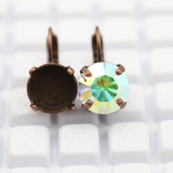 Earring setting for Swarovski Crystals Xirius Chaton...
