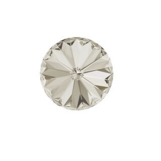 Halskette mit Anhänger 14 mm Rivoli Swarovski Kristall  Swarovski Schmuck 30 Crystal Silver Shade